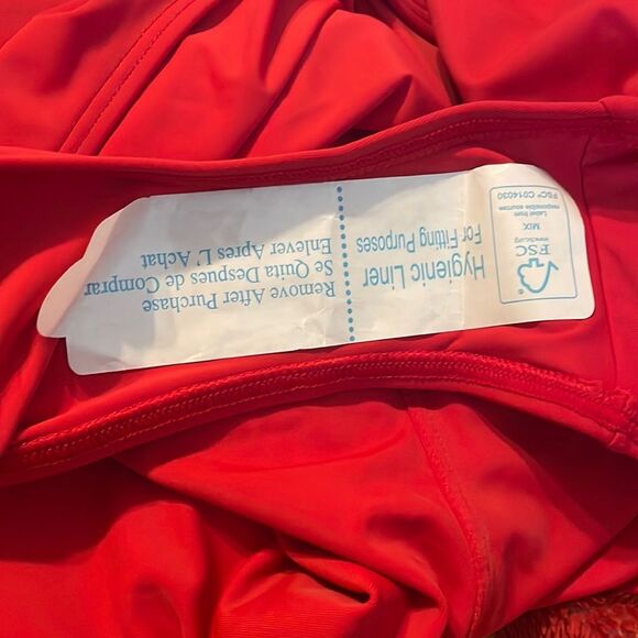 Andie Swim The Malibu One Piece Swimsuit Cherry Red size M NWT - Picture 6 of 6